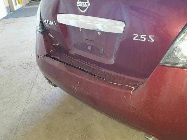 1N4AL2AP8AC163424 - 2010 NISSAN ALTIMA BAS MAROON photo 9