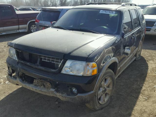 1FMZU74K93UC51611 - 2003 FORD EXPLORER E BLACK photo 2