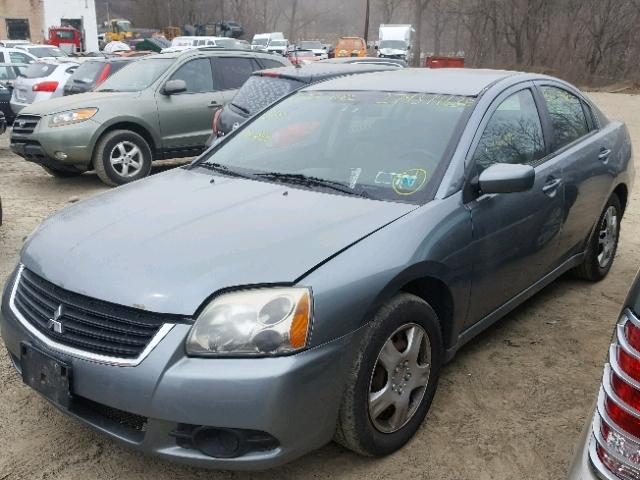 4A3AB36F39E040260 - 2009 MITSUBISHI GALANT ES GRAY photo 2