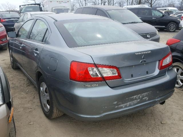 4A3AB36F39E040260 - 2009 MITSUBISHI GALANT ES GRAY photo 3