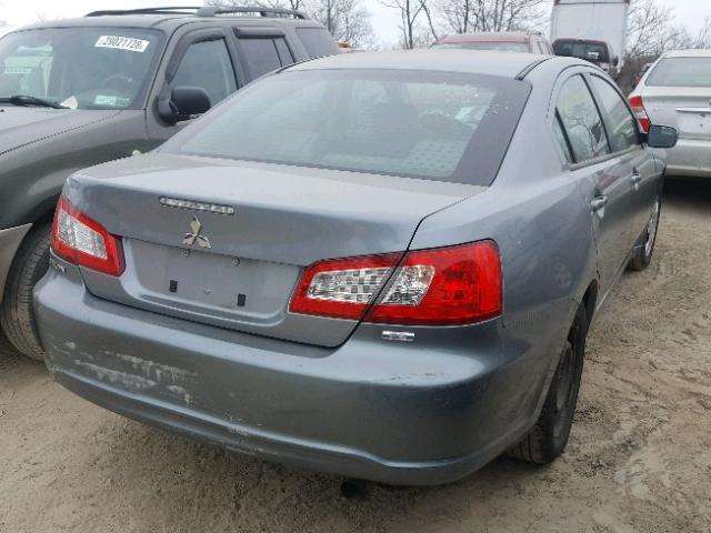 4A3AB36F39E040260 - 2009 MITSUBISHI GALANT ES GRAY photo 4