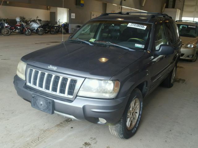 1J4GW48S94C226658 - 2004 JEEP GRAND CHER GRAY photo 2