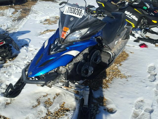 JYE8HG003CA001866 - 2012 YAMAHA SNOWMOBILE BLUE photo 2