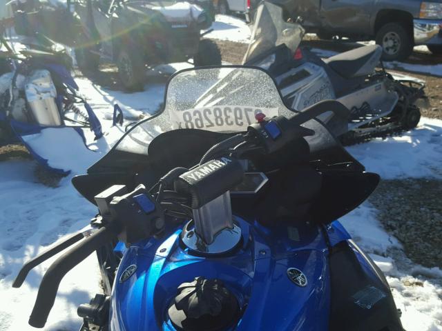 JYE8HG003CA001866 - 2012 YAMAHA SNOWMOBILE BLUE photo 5