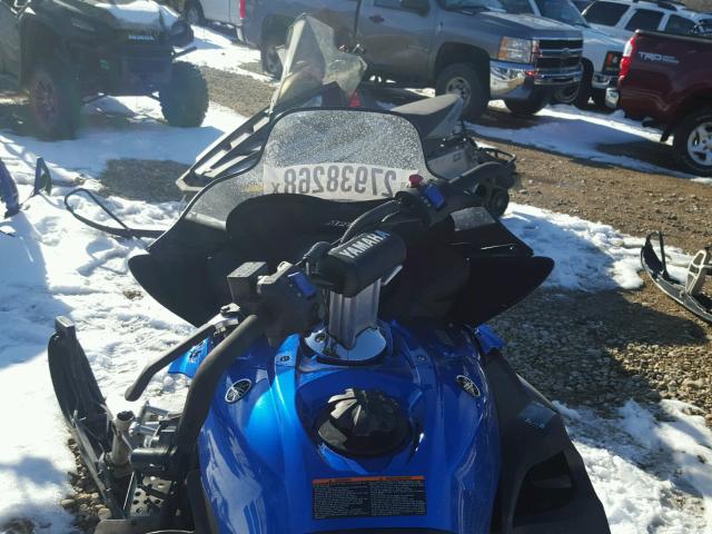 JYE8HG003CA001866 - 2012 YAMAHA SNOWMOBILE BLUE photo 9