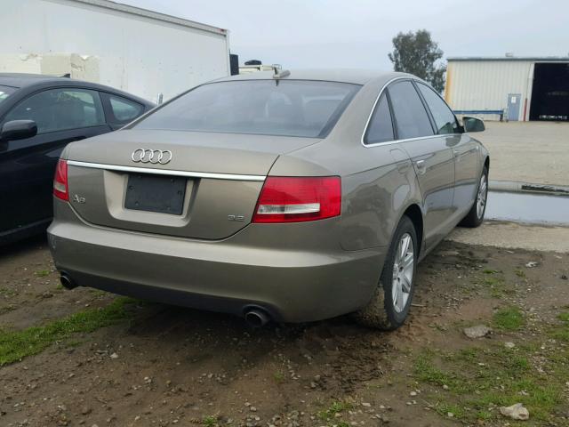 WAUAH74F76N149910 - 2006 AUDI A6 3.2 SILVER photo 4