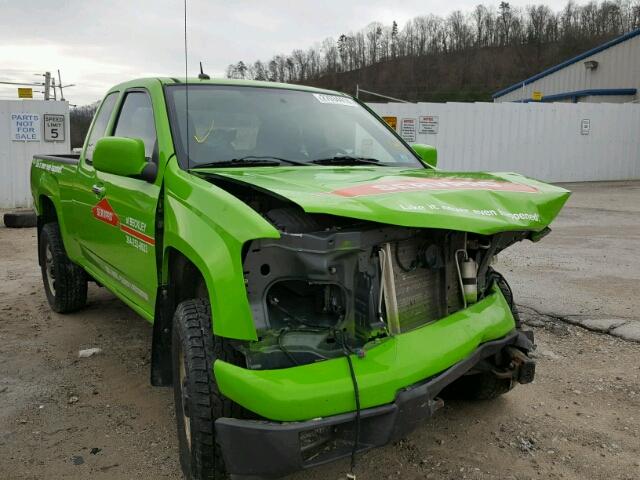 1GCJTBF97C8147628 - 2012 CHEVROLET COLORADO GREEN photo 1