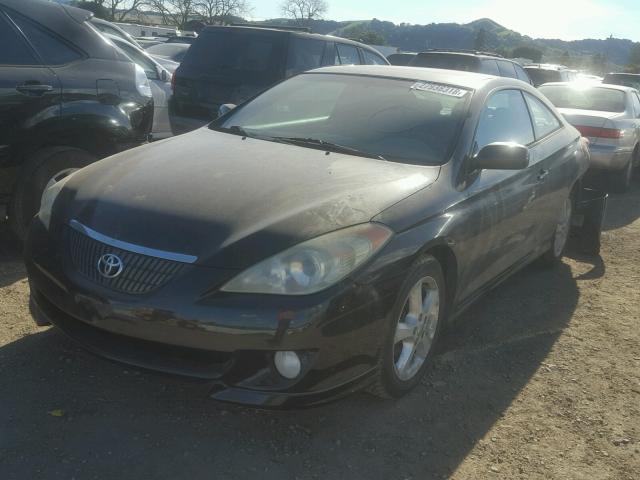 4T1CE38PX4U793299 - 2004 TOYOTA CAMRY SOLA BLACK photo 2