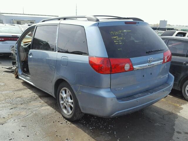 5TDBA22C46S065285 - 2006 TOYOTA SIENNA XLE BLUE photo 3