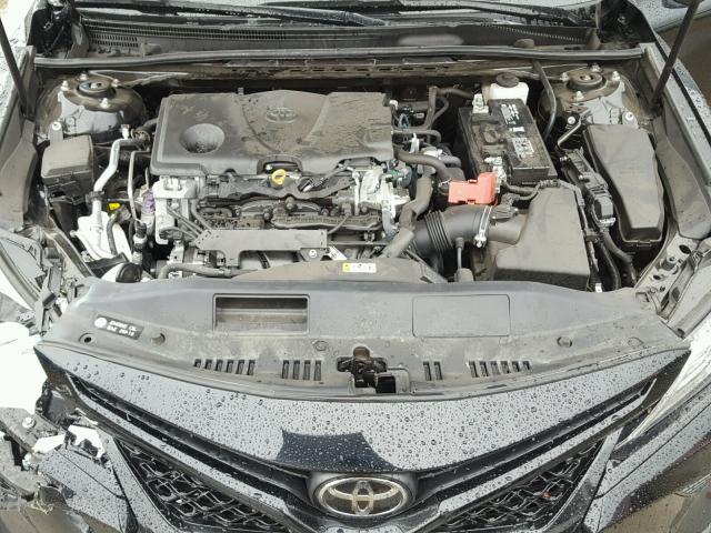 4T1B61HK5JU509266 - 2018 TOYOTA CAMRY XSE BLACK photo 7
