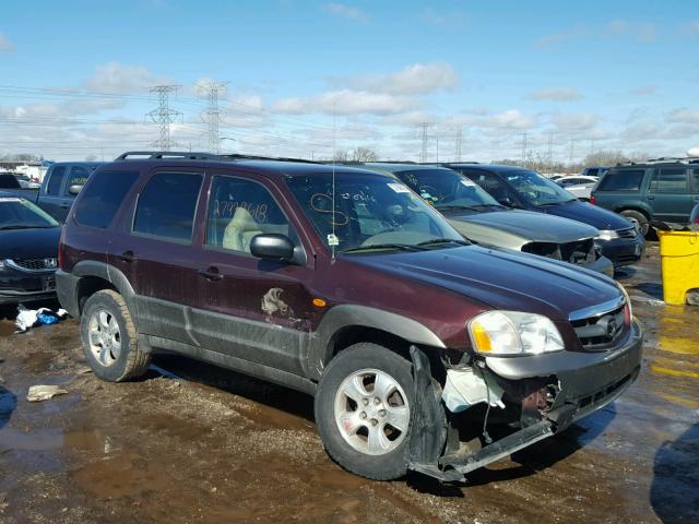 4F2CU08101KM63423 - 2001 MAZDA TRIBUTE LX MAROON photo 1