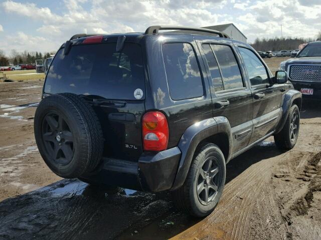 1J4GL58K23W712207 - 2003 JEEP LIBERTY LI BLACK photo 4