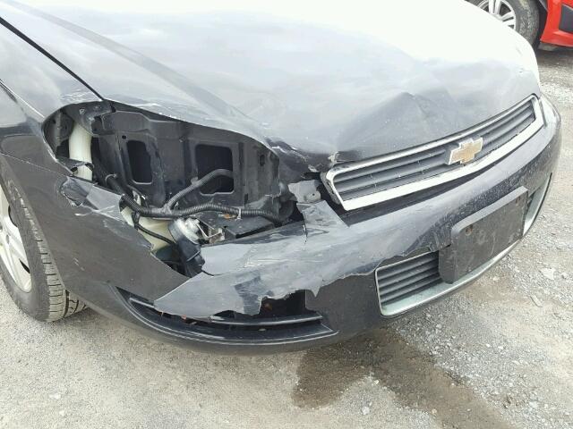 2G1WB58K569202928 - 2006 CHEVROLET IMPALA LS CHARCOAL photo 9