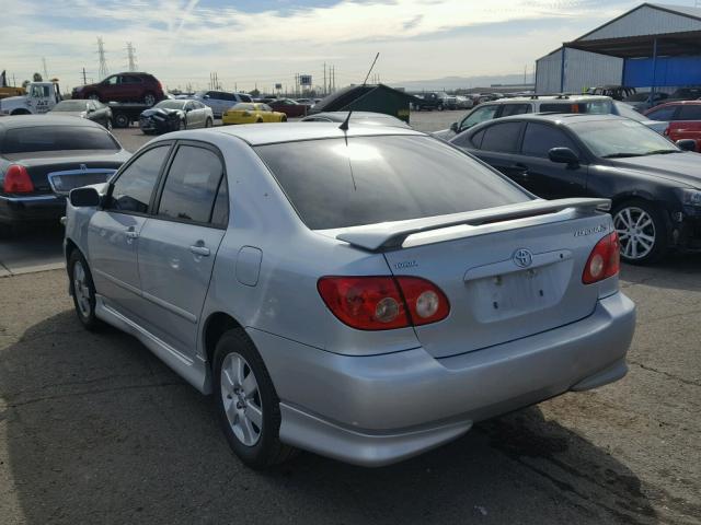 1NXBR32E18Z976250 - 2008 TOYOTA COROLLA CE SILVER photo 3