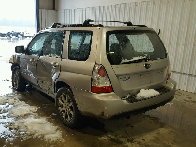 JF1SG656X7H723523 - 2007 SUBARU FORESTER 2 SILVER photo 3