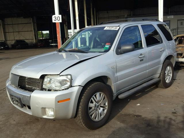 4M2CU56116KJ01005 - 2006 MERCURY MARINER GRAY photo 2