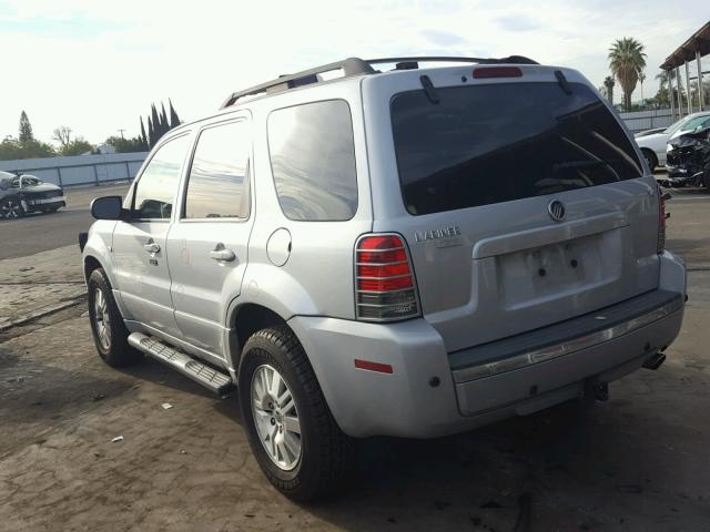 4M2CU56116KJ01005 - 2006 MERCURY MARINER GRAY photo 3