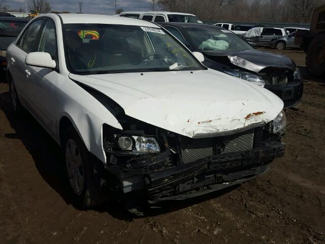 5NPET46C88H402434 - 2008 HYUNDAI SONATA GLS WHITE photo 1