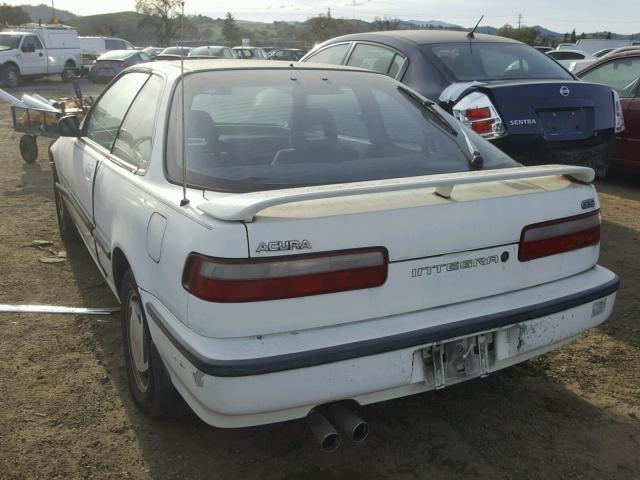 JH4DA946XLS000659 - 1990 ACURA INTEGRA GS WHITE photo 3