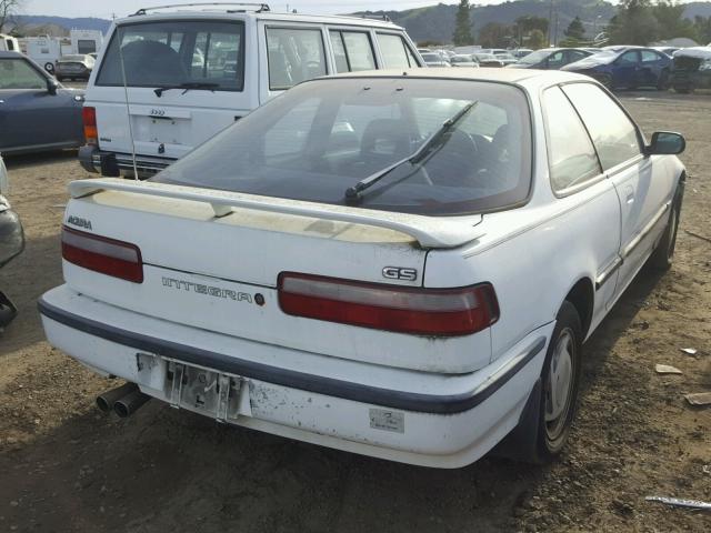 JH4DA946XLS000659 - 1990 ACURA INTEGRA GS WHITE photo 4