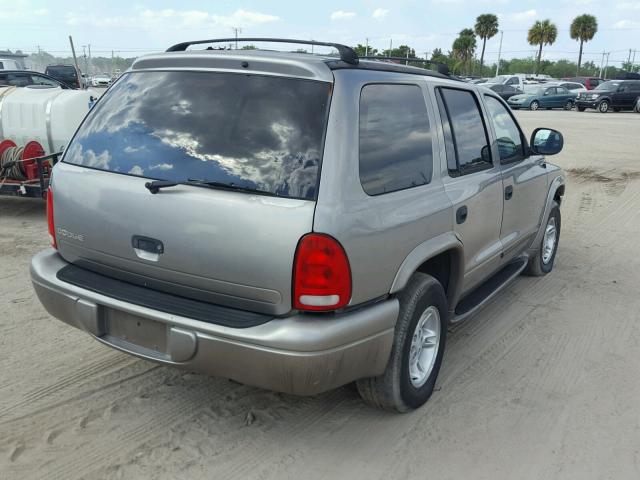 1B4HR28Y6XF664838 - 1999 DODGE DURANGO BEIGE photo 4