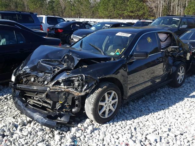 1HGCM66554A054693 - 2004 HONDA ACCORD EX BLACK photo 2