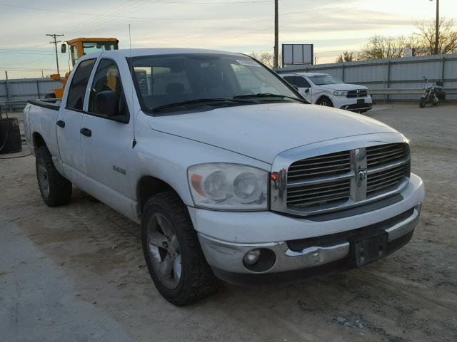 1D7HA18N18S523653 - 2008 DODGE RAM 1500 S WHITE photo 1