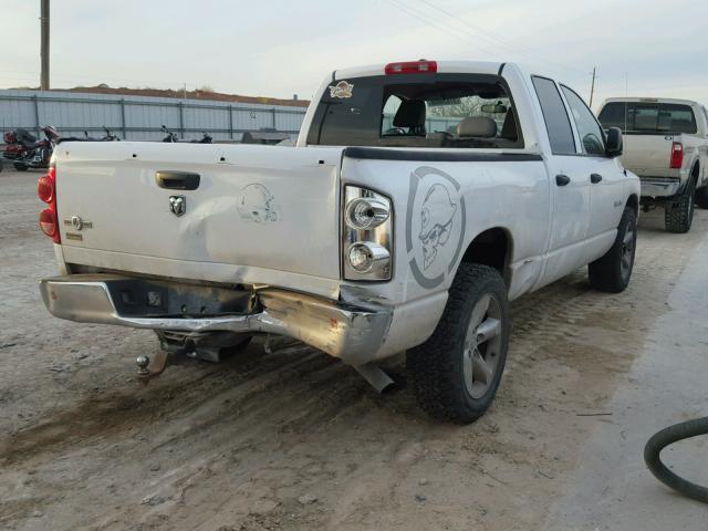 1D7HA18N18S523653 - 2008 DODGE RAM 1500 S WHITE photo 4