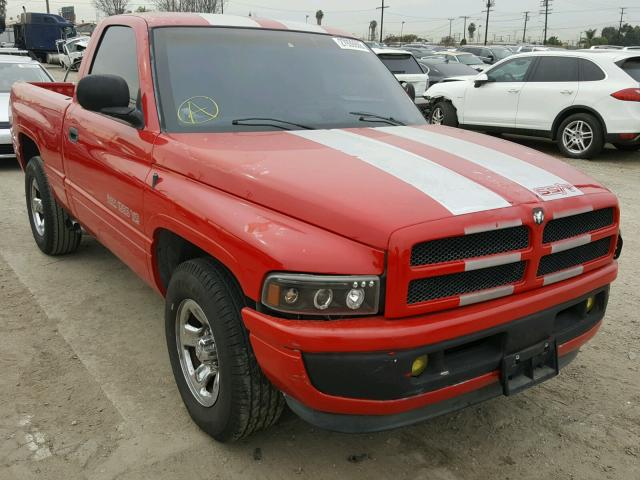 1B7HC16Z3WS675490 - 1998 DODGE RAM 1500 RED photo 1