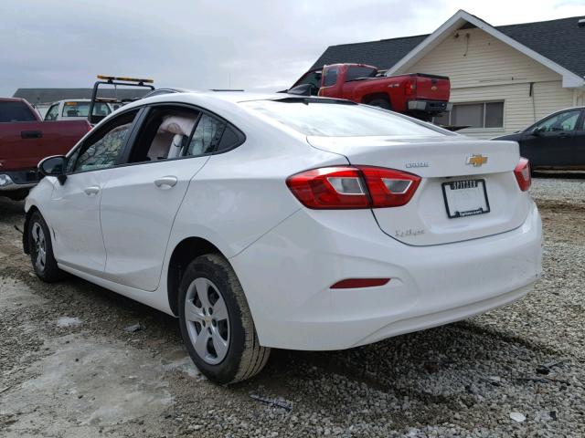 1G1BC5SM9J7145973 - 2018 CHEVROLET CRUZE LS WHITE photo 3