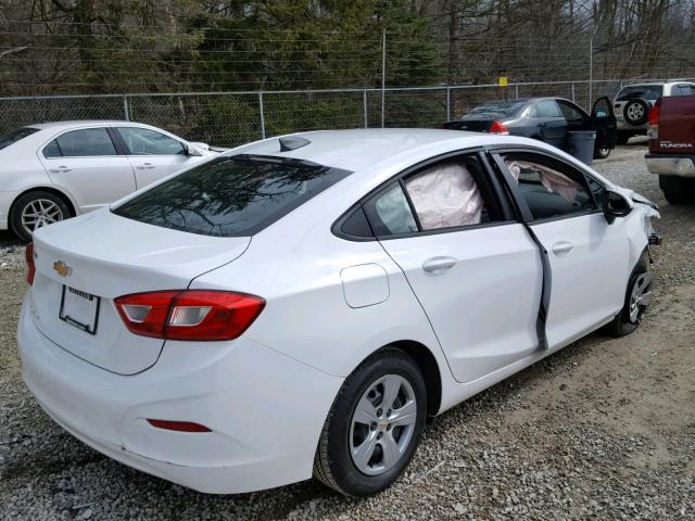 1G1BC5SM9J7145973 - 2018 CHEVROLET CRUZE LS WHITE photo 4