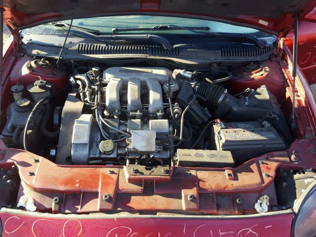 1FAFP53S0XG197260 - 1999 FORD TAURUS SE RED photo 7