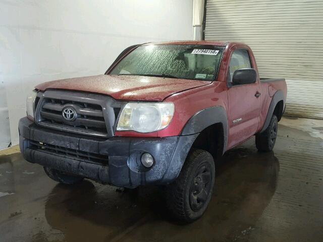 5TEPX42N69Z632444 - 2009 TOYOTA TACOMA RED photo 2