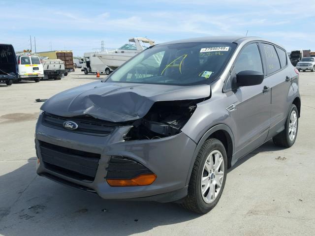 1FMCU0F76DUB40859 - 2013 FORD ESCAPE S GRAY photo 2