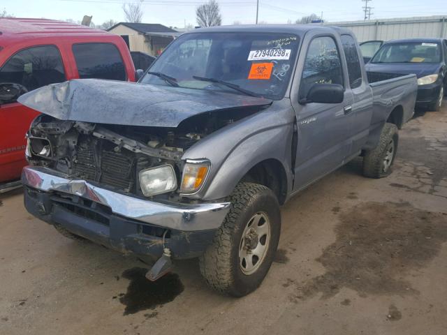 4TAVN73FXSZ018225 - 1995 TOYOTA TACOMA XTR SILVER photo 2