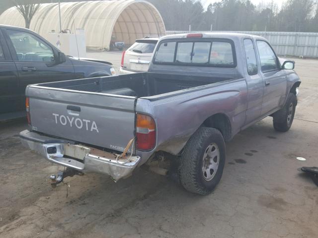 4TAVN73FXSZ018225 - 1995 TOYOTA TACOMA XTR SILVER photo 4