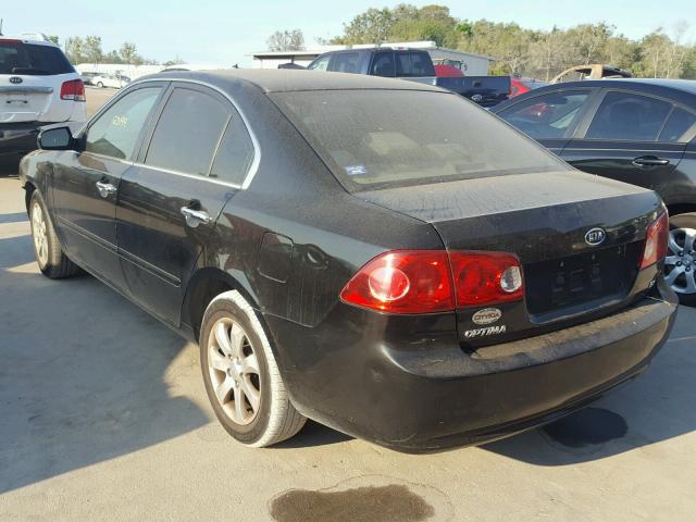 KNAGE123975159137 - 2007 KIA OPTIMA LX BLACK photo 3