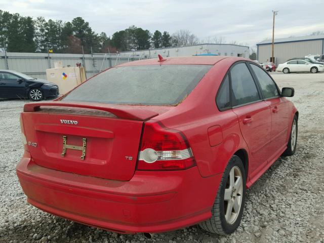 YV1MS682252080203 - 2005 VOLVO S40 T5 RED photo 4