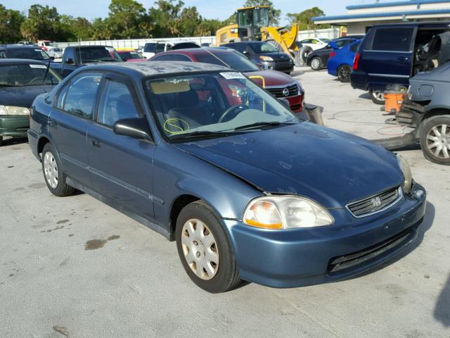 2HGEJ6623WH521847 - 1998 HONDA CIVIC DX BLUE photo 1