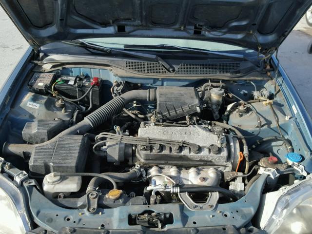 2HGEJ6623WH521847 - 1998 HONDA CIVIC DX BLUE photo 7