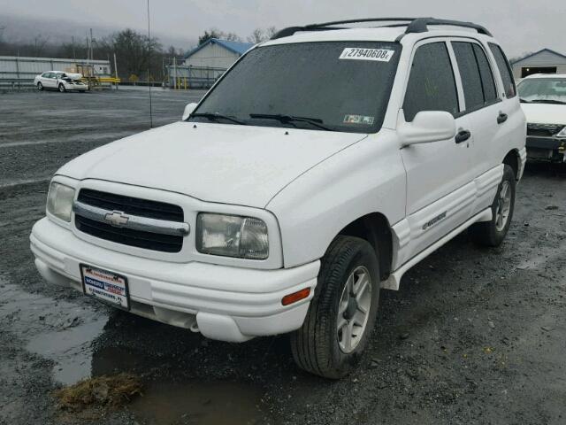 2CNBJ634X36914559 - 2003 CHEVROLET TRACKER LT WHITE photo 2