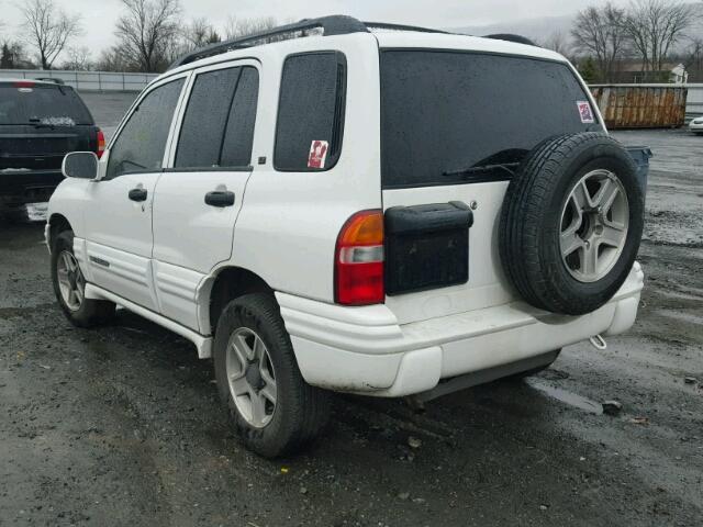 2CNBJ634X36914559 - 2003 CHEVROLET TRACKER LT WHITE photo 3