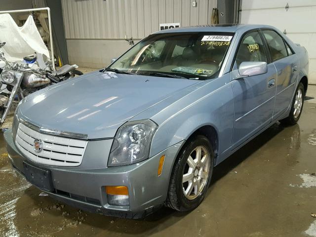 1G6DP577X70108412 - 2007 CADILLAC CTS HI FEA BLUE photo 2