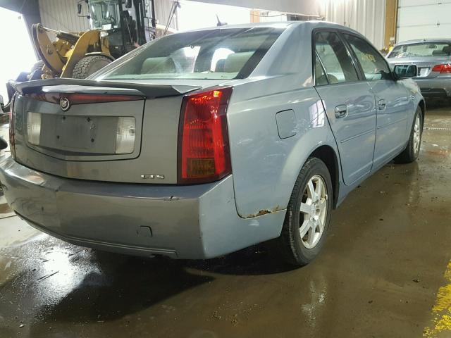 1G6DP577X70108412 - 2007 CADILLAC CTS HI FEA BLUE photo 4