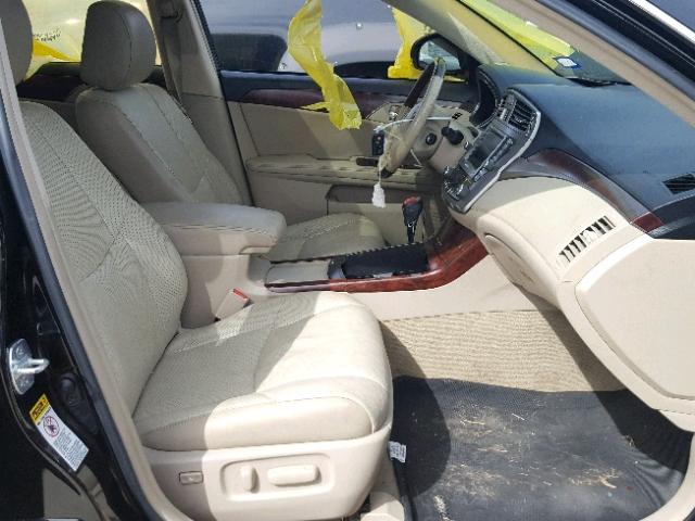 4T1BK3DB2BU394950 - 2011 TOYOTA AVALON BAS 黑色 照片 5
