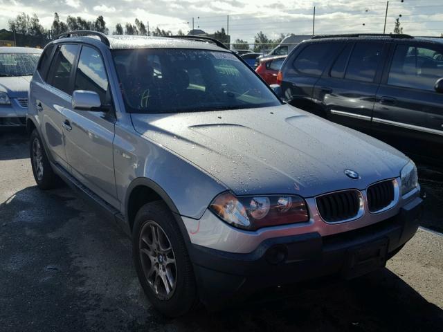 WBXPA73485WC48414 - 2005 BMW X3 2.5I GRAY photo 1