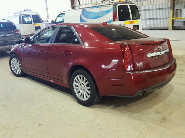 1G6DE5EY2B0171806 - 2011 CADILLAC CTS LUXURY RED photo 3