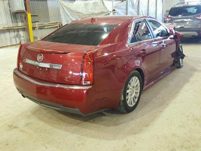 1G6DE5EY2B0171806 - 2011 CADILLAC CTS LUXURY RED photo 4