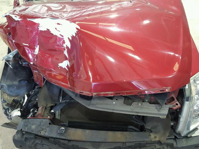 1G6DE5EY2B0171806 - 2011 CADILLAC CTS LUXURY RED photo 7