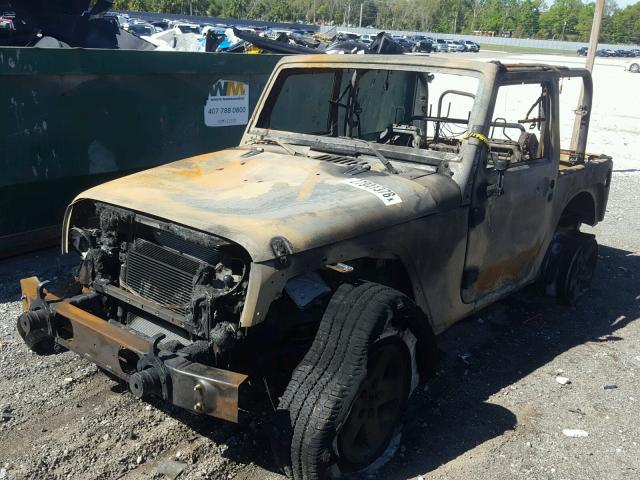 1C4AJWAG3HL697190 - 2017 JEEP WRANGLER S BLACK photo 2